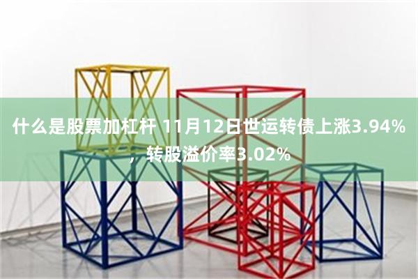 什么是股票加杠杆 11月12日世运转债上涨3.94%，转股溢价率3.02%