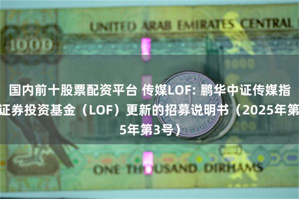 国内前十股票配资平台 传媒LOF: 鹏华中证传媒指数型证券投资基金(LOF)更新的招募说明书(2025年第3号)