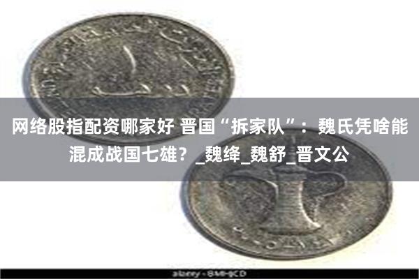 网络股指配资哪家好 晋国“拆家队”：魏氏凭啥能混成战国七雄？_魏绛_魏舒_晋文公