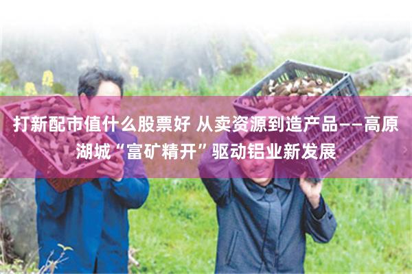 打新配市值什么股票好 从卖资源到造产品——高原湖城“富矿精开”驱动铝业新发展