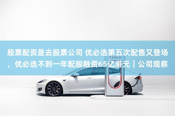 股票配资是去股票公司 优必选第五次配售又登场，优必选不到一年配股融资65亿港元｜公司观察